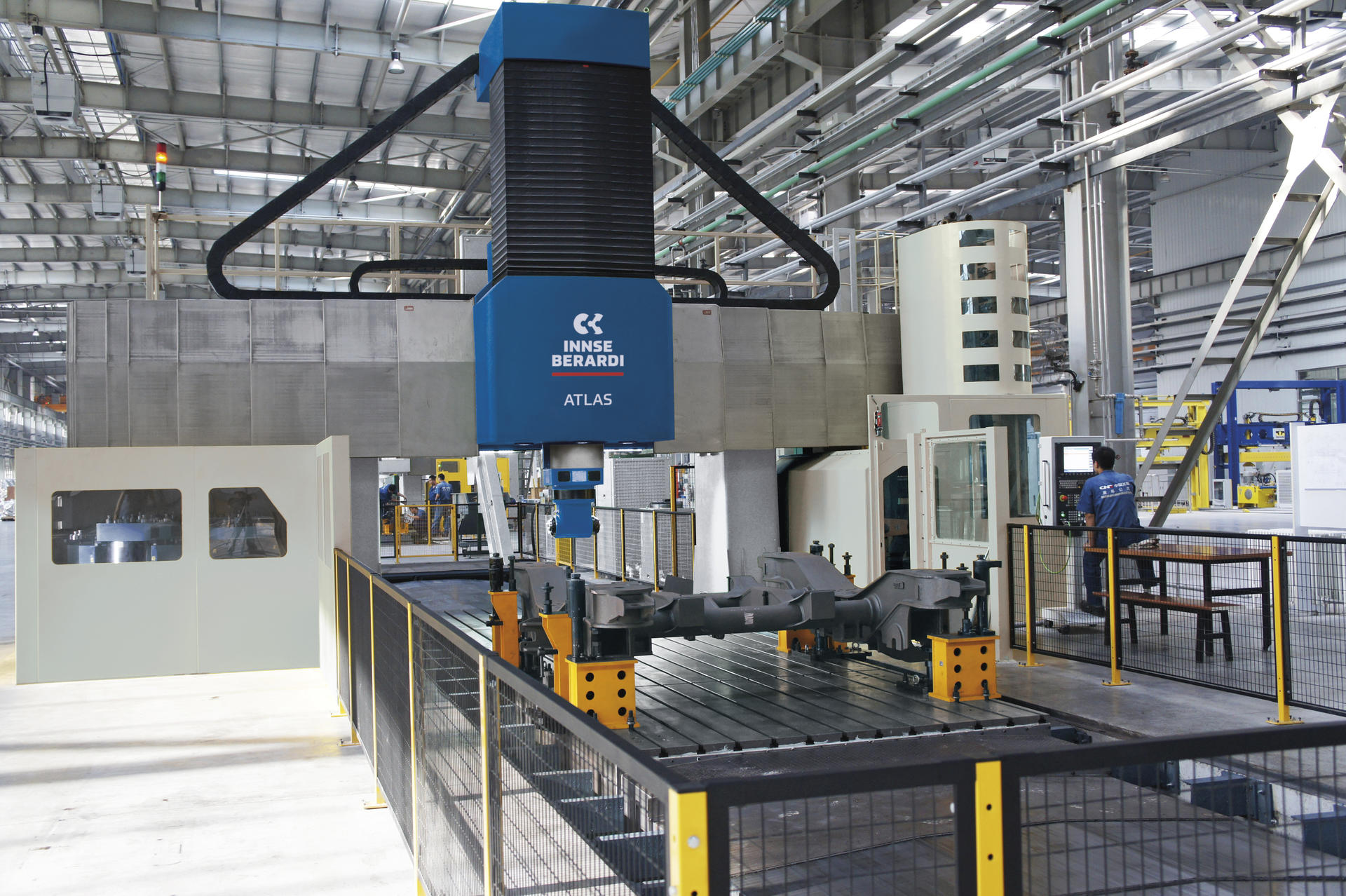 Atlas Hydro fixed planomiller gantry milling machine