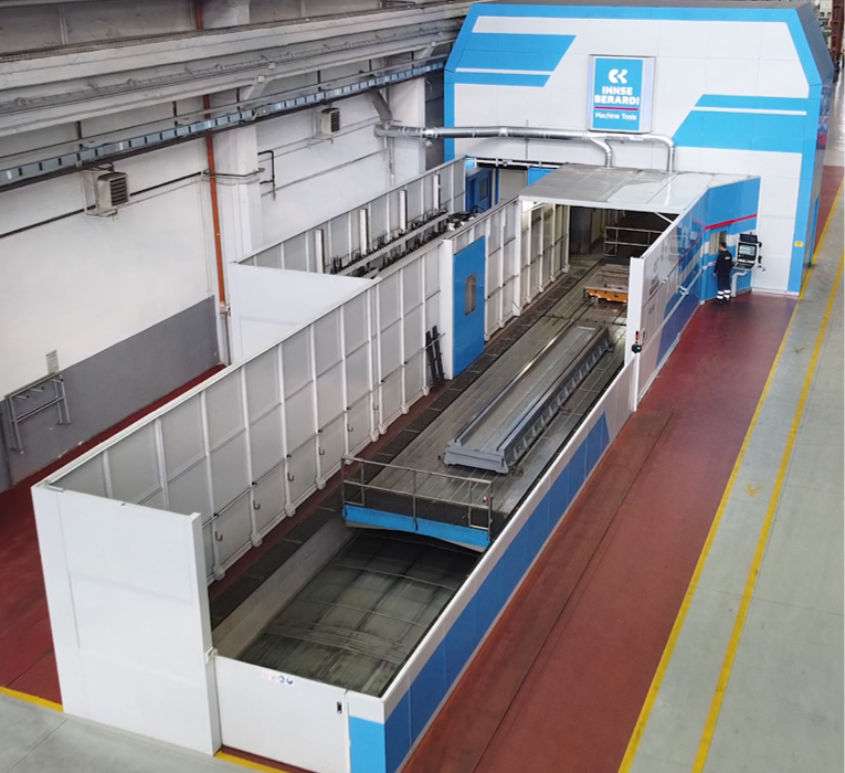 Atlas Hydro hydrostatic planomiller with movable crossrail