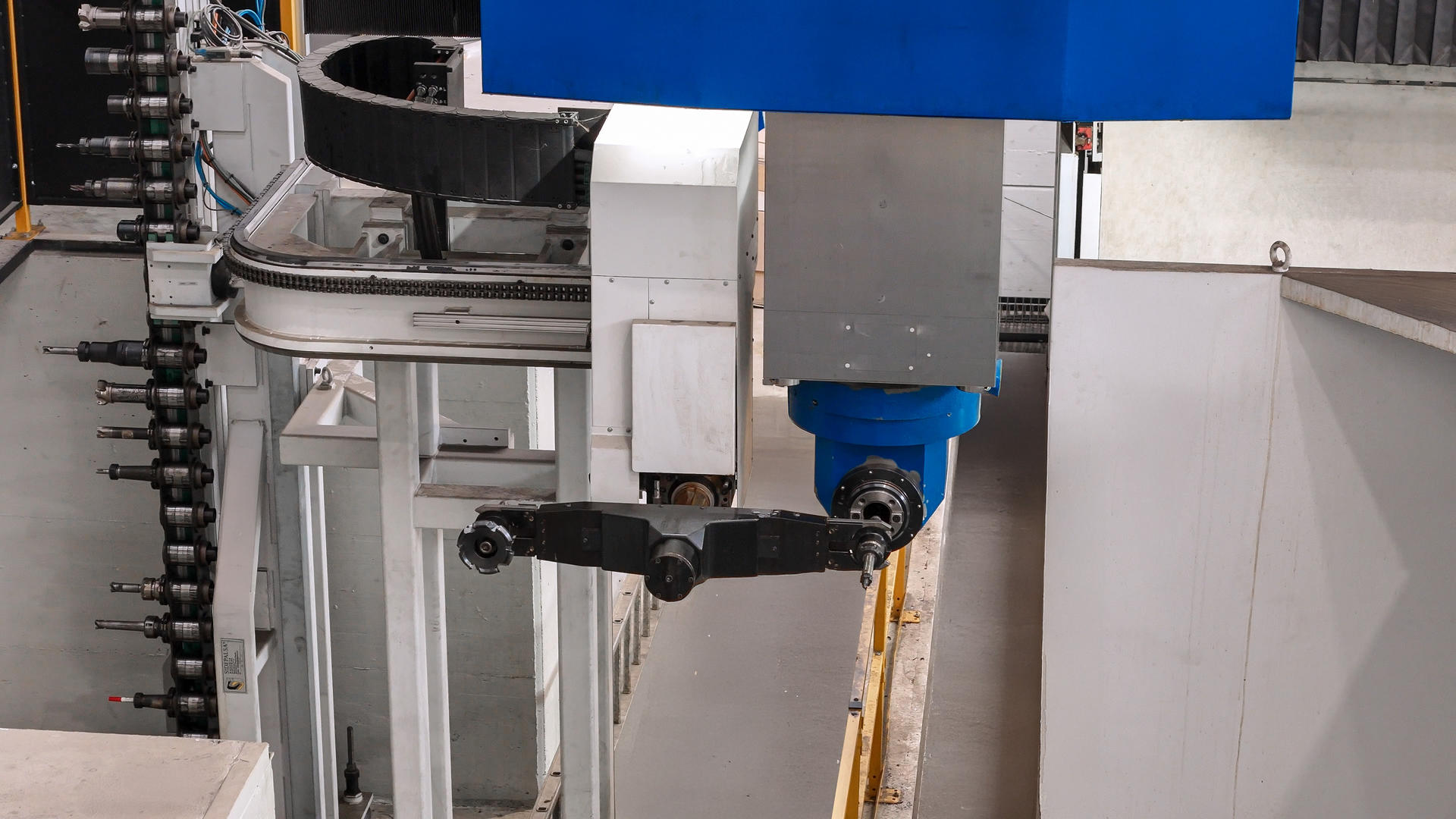 Atlas Vision milling head detail Atlas Vision milling head installed at Rössl Duso