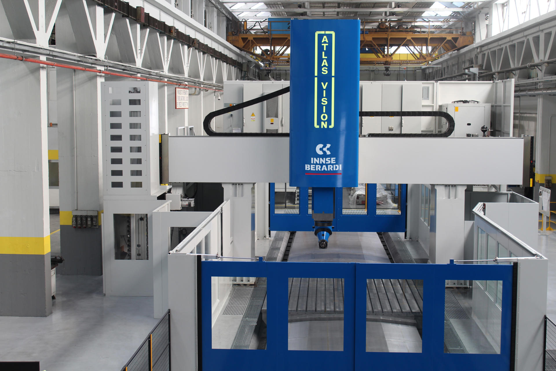 CNC planomiller with fixed crossrail for large components