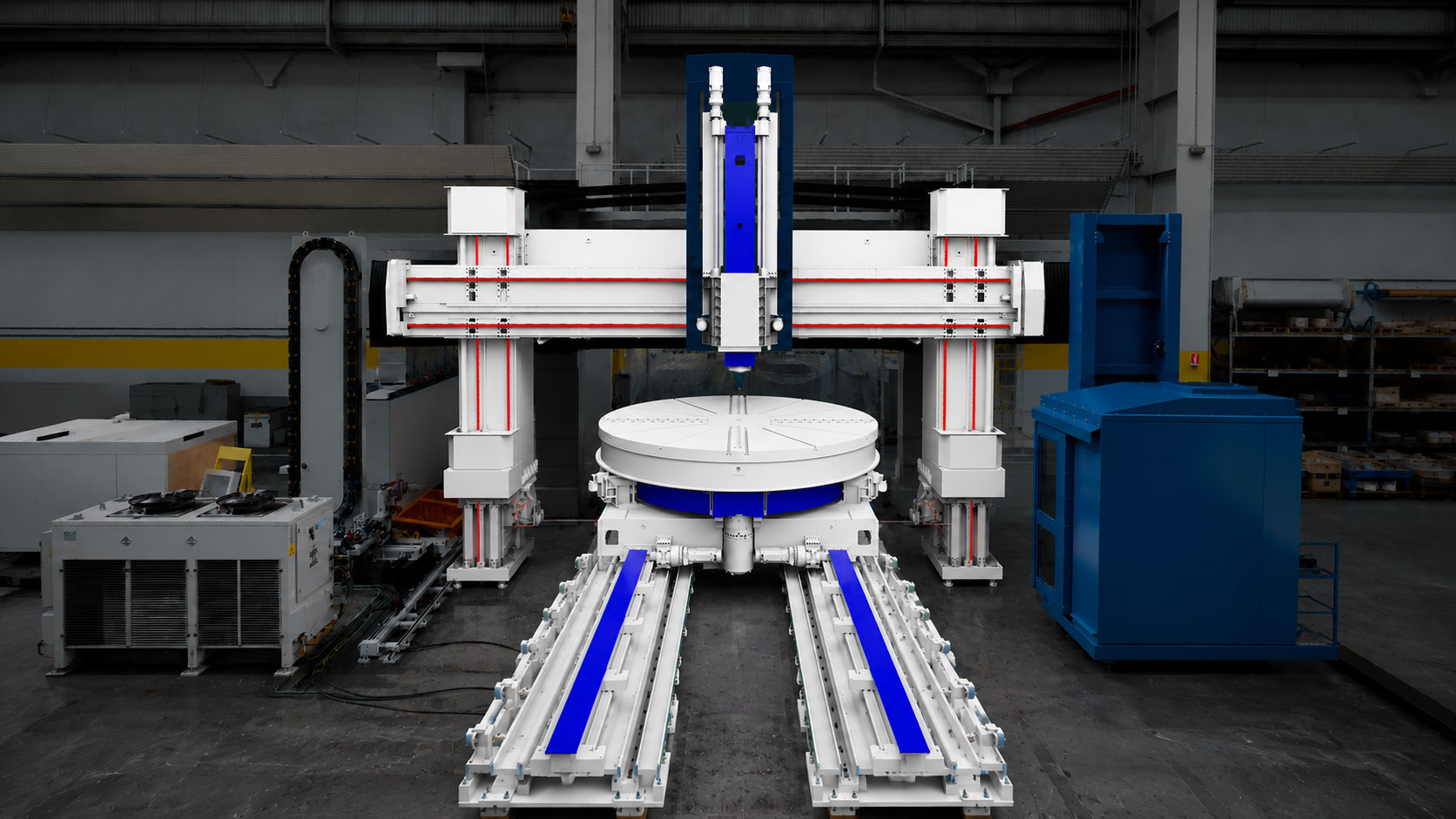 Hybrid guideways combining hydrostatic and mechanical technology for CNC machines