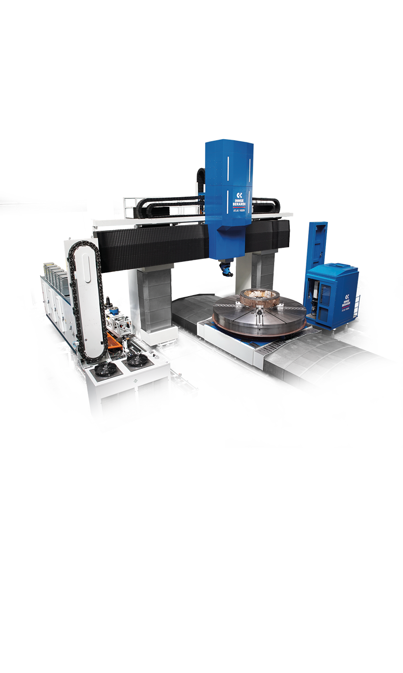 Vertical CNC milling machine with linear guideways