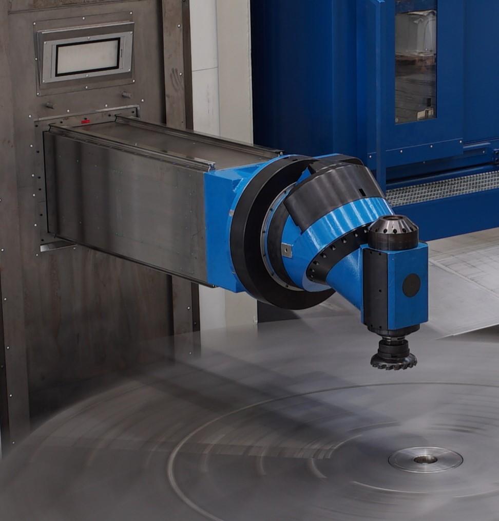 TUA universal 45-degree milling head for CNC machining
