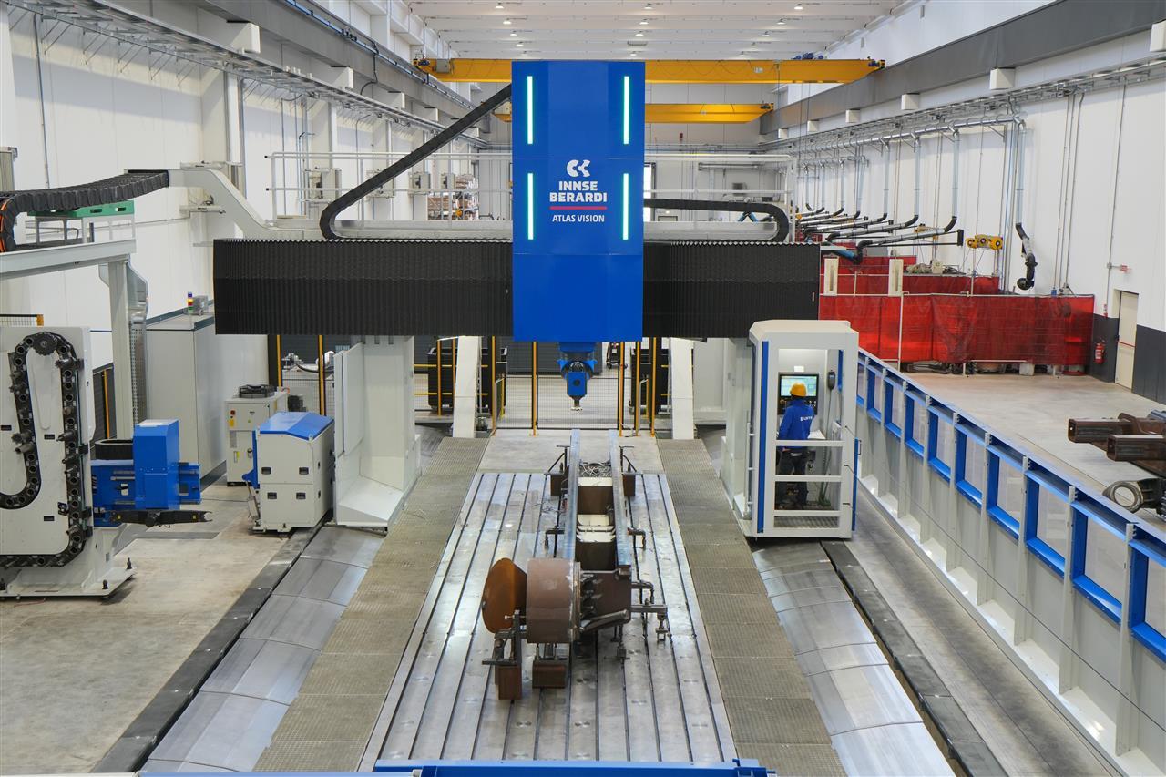 High-precision CNC machine tool detail at USTEC